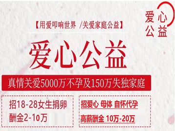 峨边捐卵助孕生子 爱心志愿者招募